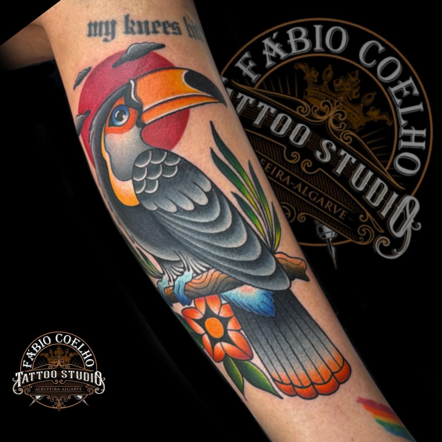 Colour toucan sleeve